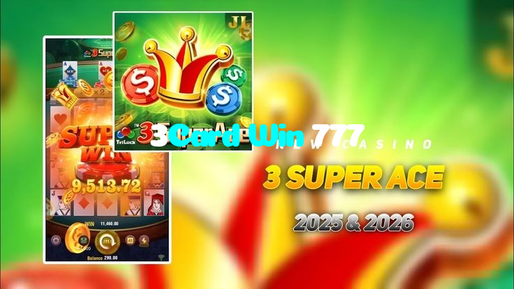 3Card Win 777 casino presented on mobile device in Pakistan with slots and live games